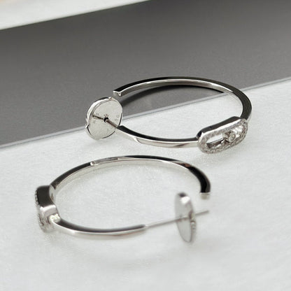 [Lumi]CREOLES MOVE UNO PM DIAMOND EARRINGS