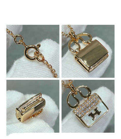 [Lumi Jewellery]H CIRCE MOISSANITE PENDANT NECKLACE GOLD