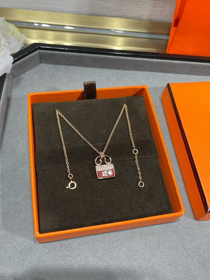 [Lumi Jewellery]H CIRCE MOISSANITE PENDANT NECKLACE GOLD