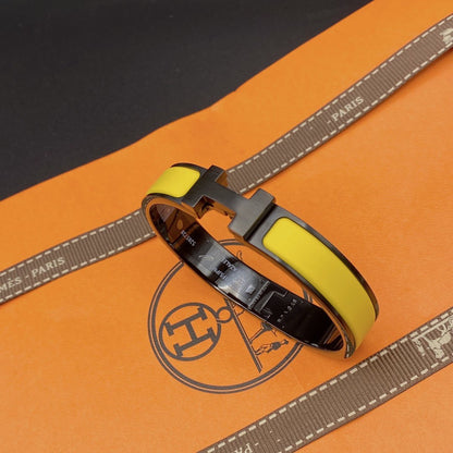 [Lumi Jewellery]CLIC HM SO BLACK YELLOW BRACELET