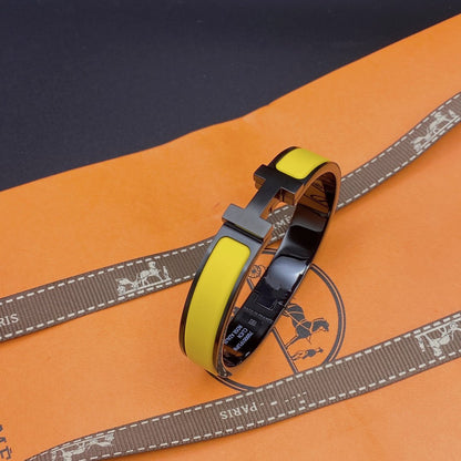 [Lumi Jewellery]CLIC HM SO BLACK YELLOW BRACELET