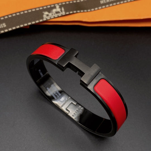 [Lumi Jewellery]CLIC HM SO BLACK RED BRACELET