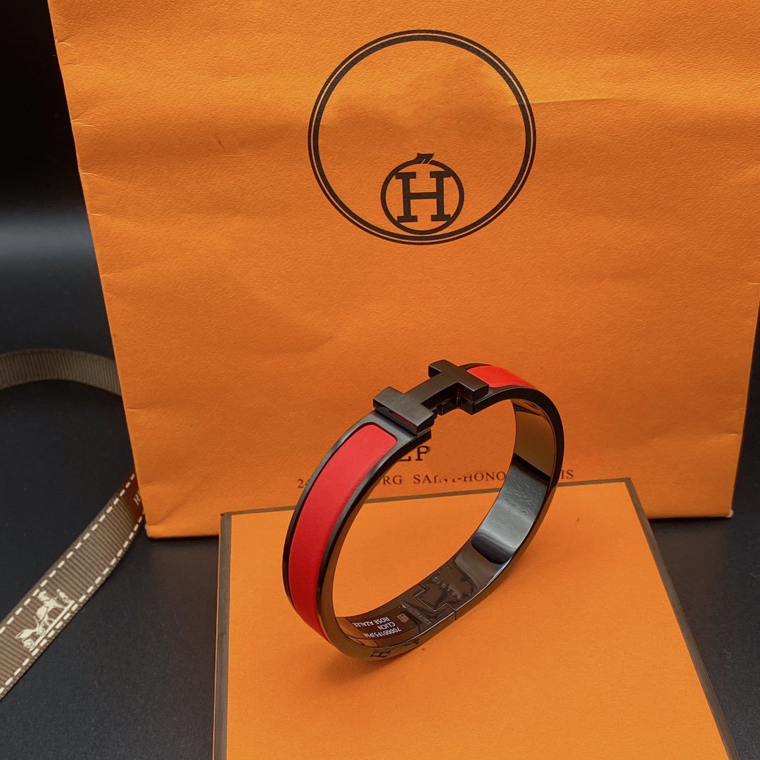 [Lumi Jewellery]CLIC HM SO BLACK RED BRACELET