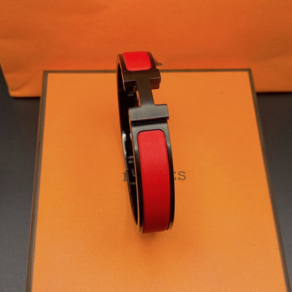 [Lumi Jewellery]CLIC HM SO BLACK RED BRACELET