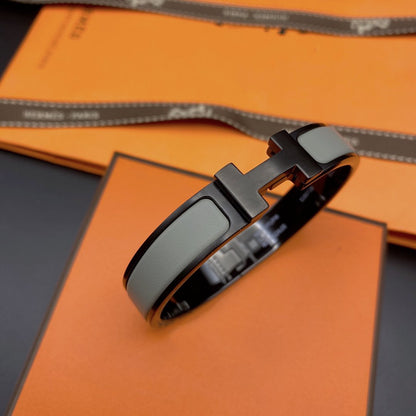 [Lumi Jewellery]CLIC HM SO BLACK GREY BRACELET