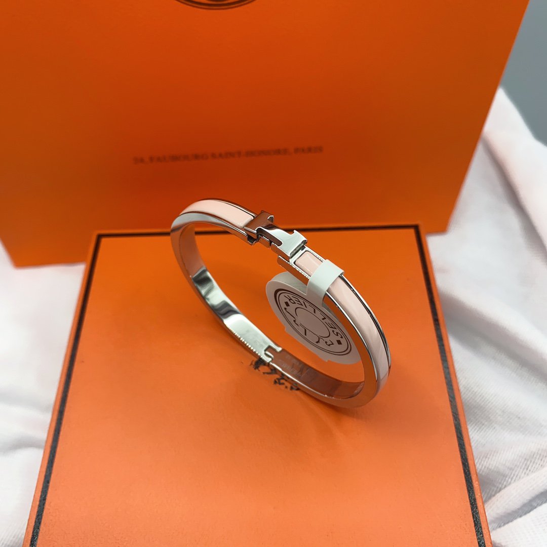 [Lumi Jewellery]CLASSIC HM CLIC  PINK 8MM ENAMEL BRACELET