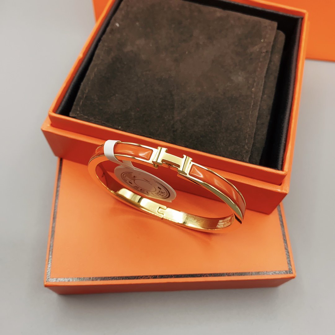 [Lumi Jewellery]CLASSIC HM CLIC RED 8MM ENAMEL BRACELET