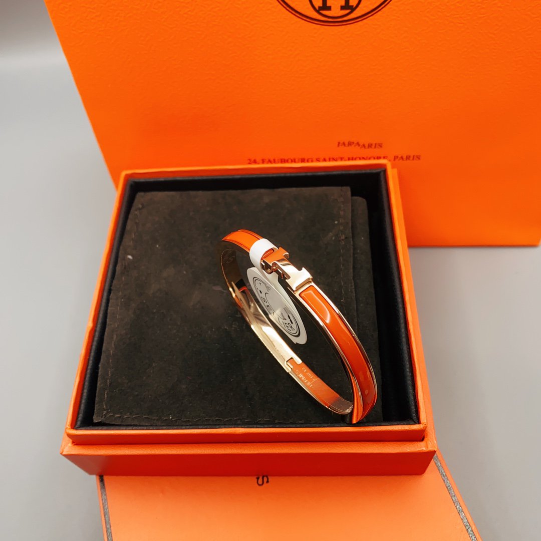 [Lumi Jewellery]CLASSIC HM CLIC RED 8MM ENAMEL BRACELET