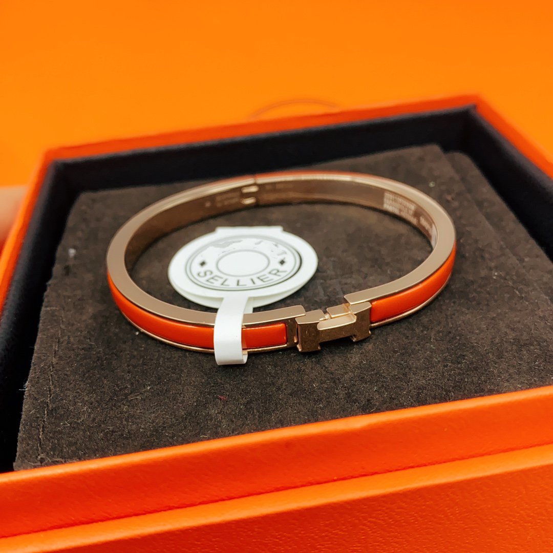 [Lumi Jewellery]CLASSIC HM CLIC RED 8MM ENAMEL BRACELET