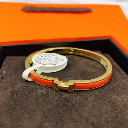 [Lumi Jewellery]CLASSIC HM CLIC RED 8MM ENAMEL BRACELET
