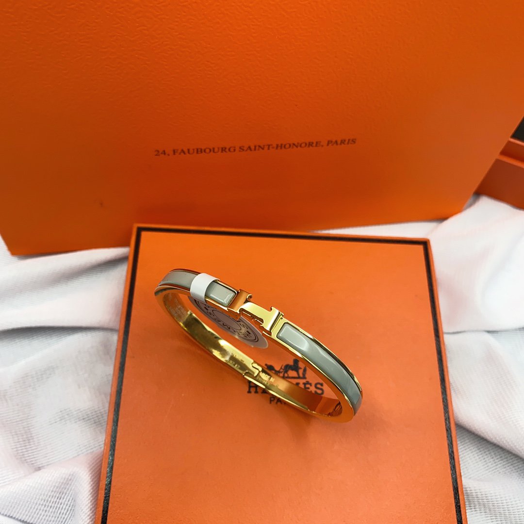 [Lumi Jewellery]CLASSIC HM CLIC GREEN 8MM ENAMEL BRACELET