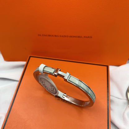 [Lumi Jewellery]CLASSIC HM CLIC GREEN 8MM ENAMEL BRACELET