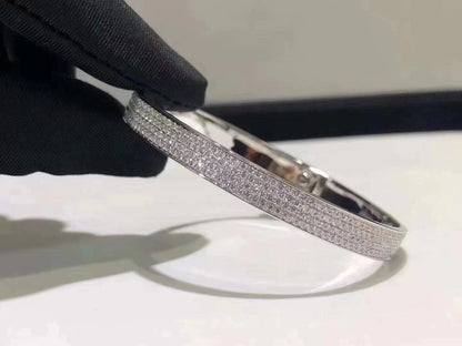 [Lumi Jewellery]HM KELLY BRACELET IN SILVER AND FULL PAVE DIAMOND
