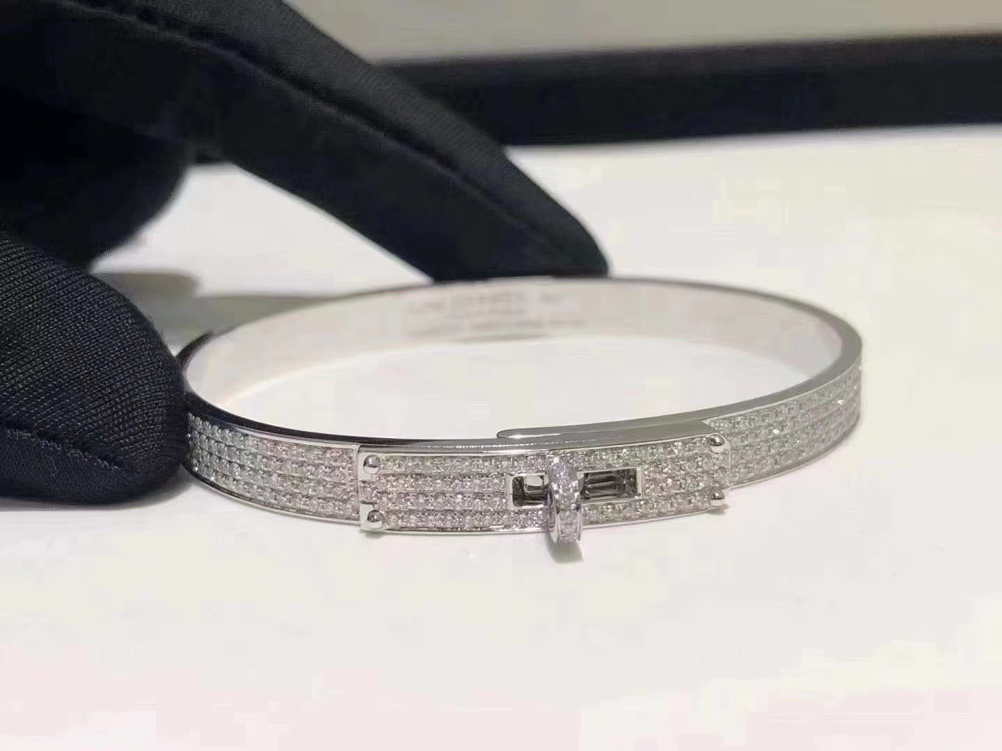 [Lumi Jewellery]HM KELLY BRACELET IN SILVER AND FULL PAVE DIAMOND
