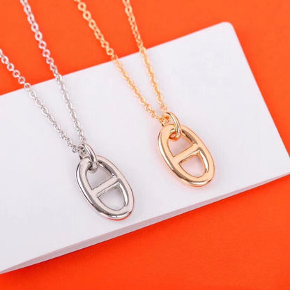 [Lumi Jewellery]HM PIG NOSE NECKLACE