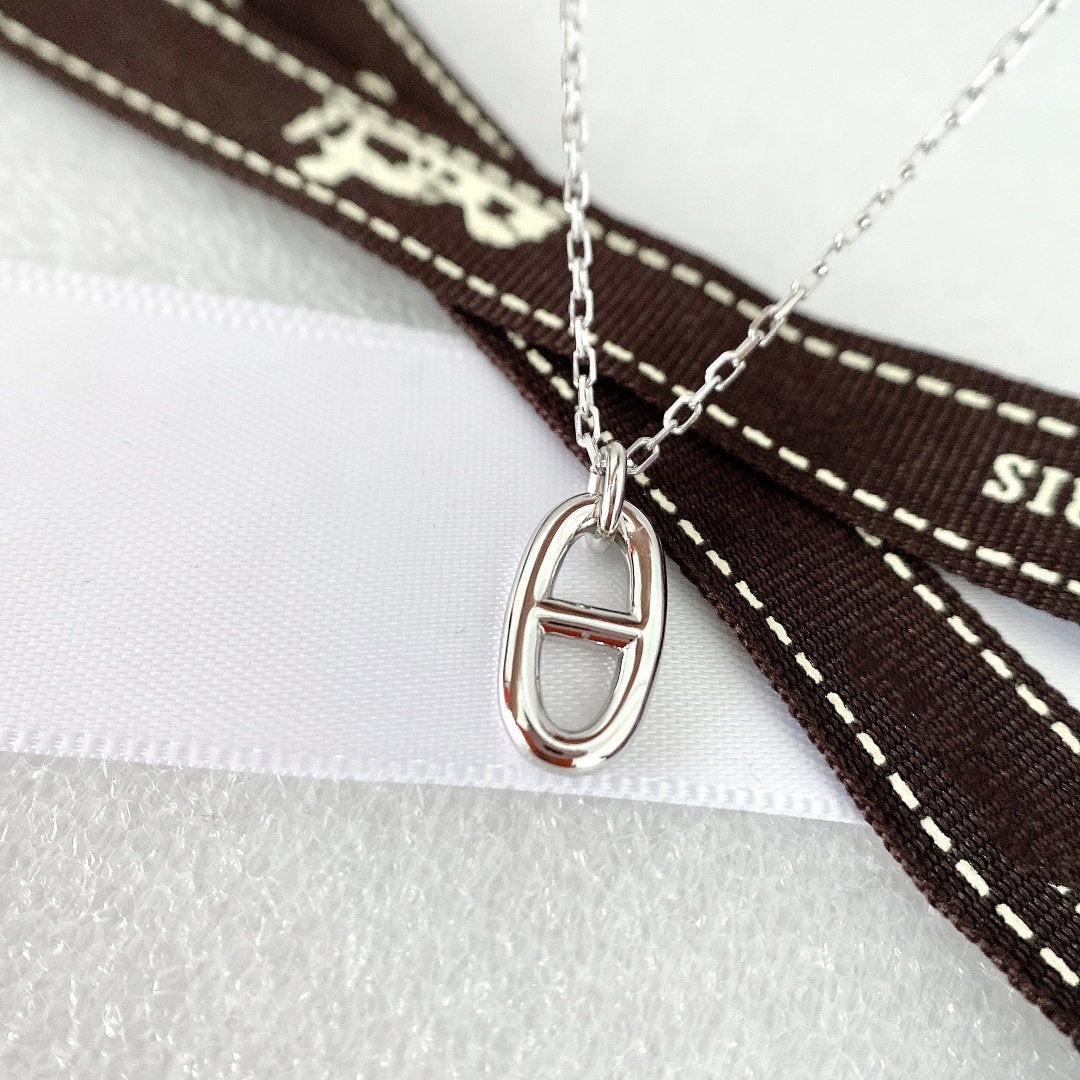 [Lumi Jewellery]HM PIG NOSE NECKLACE