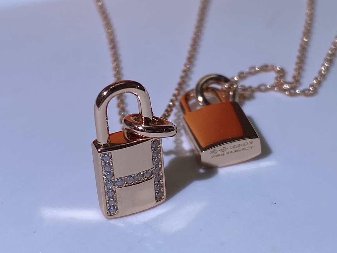 [Lumi Jewellery]HM ADVANCED NICHE LOCK HEAD NECKLACE DIAMONDS