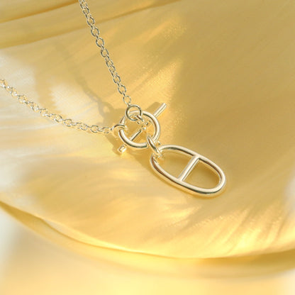 [Lumi Jewellery]HM CHAINE D'ANCRE PENDANT NECKLACE STERLING SILVER
