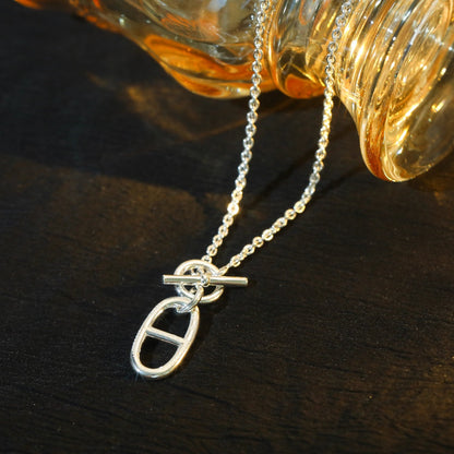 [Lumi Jewellery]HM CHAINE D'ANCRE PENDANT NECKLACE STERLING SILVER