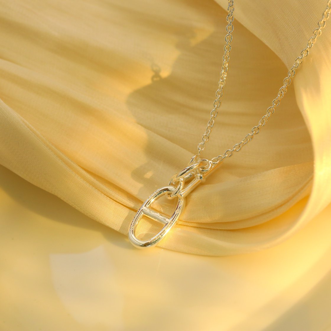 [Lumi Jewellery]HM CHAINE D'ANCRE PENDANT NECKLACE STERLING SILVER