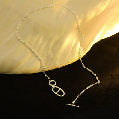 [Lumi Jewellery]HM CHAINE D'ANCRE PENDANT NECKLACE STERLING SILVER