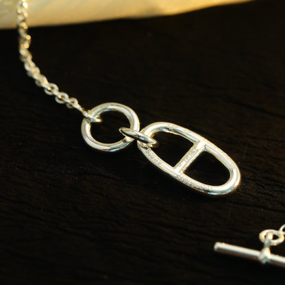 [Lumi Jewellery]HM CHAINE D'ANCRE PENDANT NECKLACE STERLING SILVER
