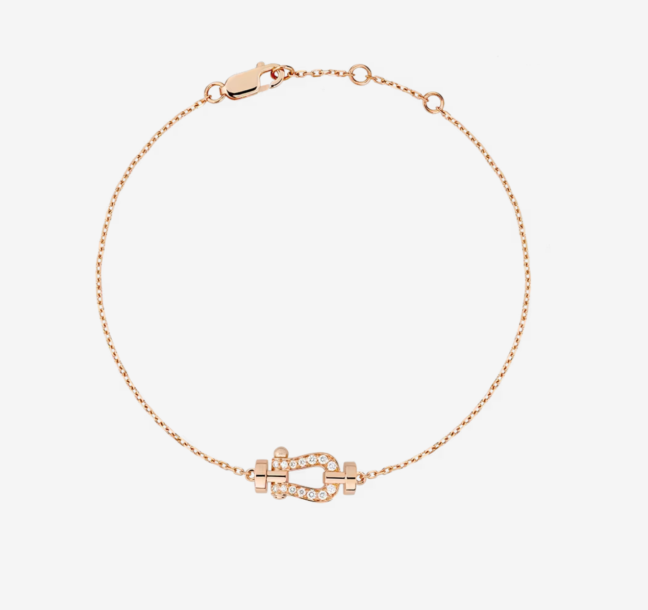 [Lumi Jewellery]FORCE 10 FULL DIAMOND BUCKLE CHAIN LINK MINI MODEL
