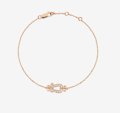 [Lumi Jewellery]FORCE 10 FULL DIAMOND BUCKLE CHAIN LINK MINI MODEL