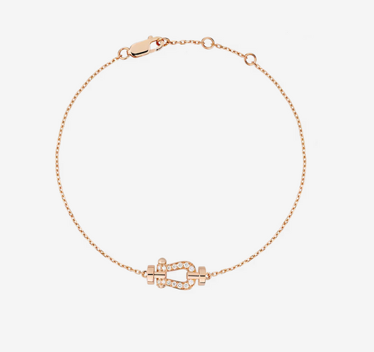 [Lumi Jewellery]FORCE 10 FULL DIAMOND BUCKLE CHAIN LINK MINI MODEL