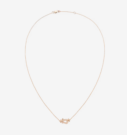 [Lumi Jewellery]FORCE 10 DIAMOND PINK GOLD NECKLACE MINI MODEL