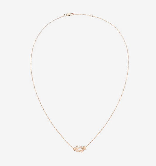 [Lumi Jewellery]FORCE 10 DIAMOND PINK GOLD NECKLACE MINI MODEL