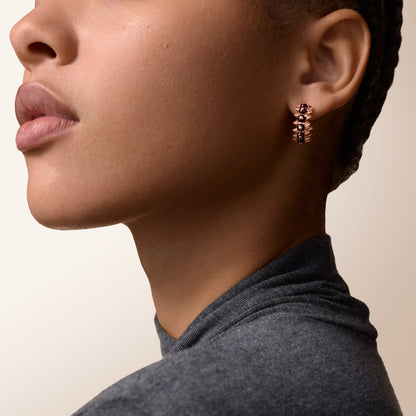 [Lumi Jewelery]CLASH 7.9MM AGATE CHALCEDONY EARRINGS