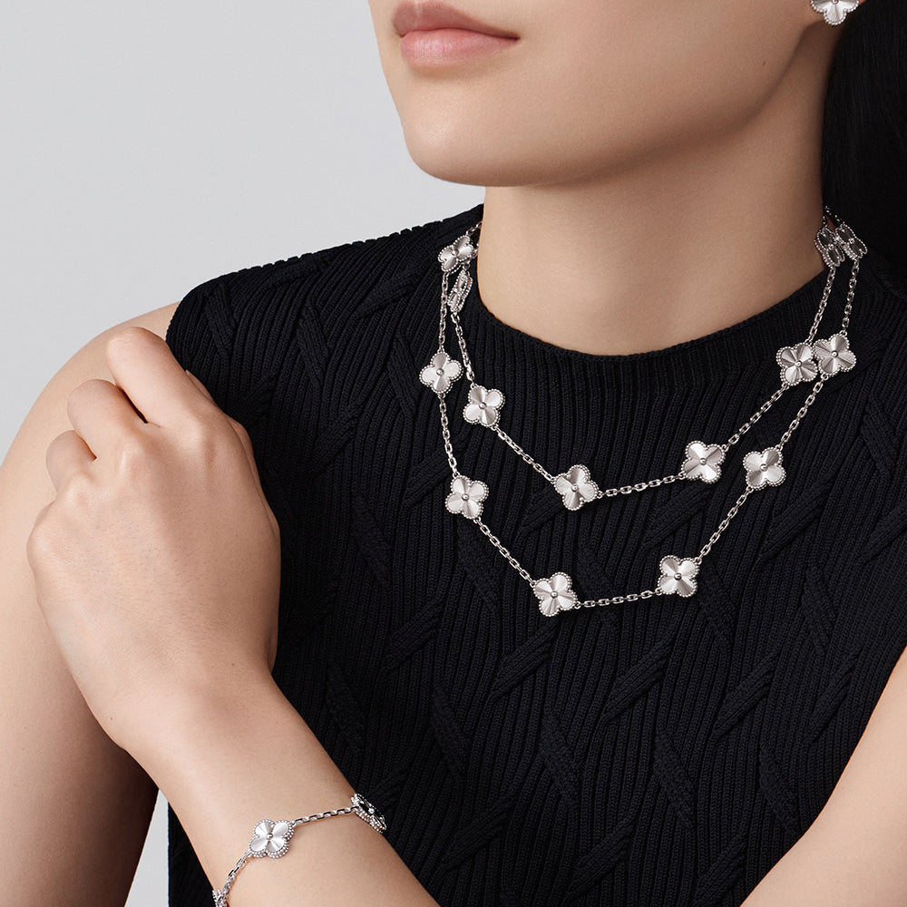 [Lumi Jewellery]CLOVER 20 MOTIFS DIAMOND SILVER