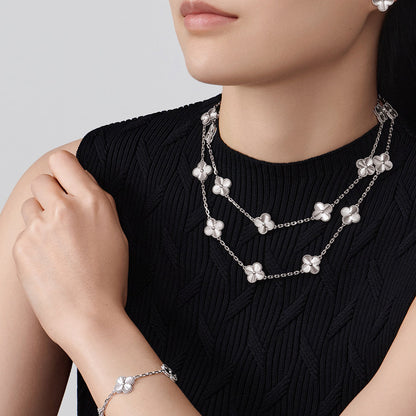 [Lumi Jewellery]CLOVER 20 MOTIFS DIAMOND SILVER