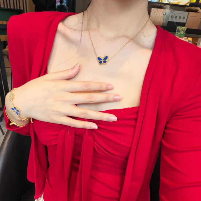 [Lumi Jewels]2026 NEW LUCKY BUTTERFLY 1 MOTIFS NECKLACE