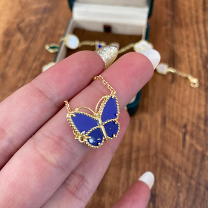 [Lumi Jewels]2026 NEW LUCKY BUTTERFLY 1 MOTIFS NECKLACE