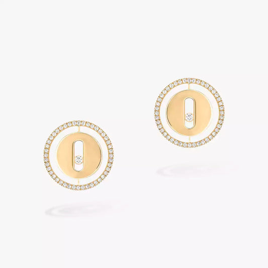 [Lumi]Lucky Move Diamond Earrings