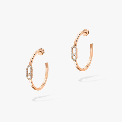 [Lumi]CREOLES MOVE UNO PM DIAMOND EARRINGS