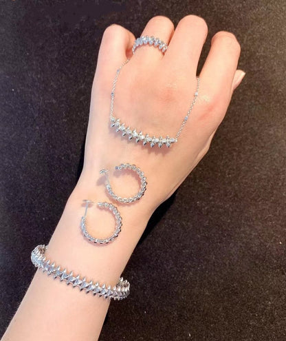 [Lumi Jewellery]CLASH SILVER BRACELET