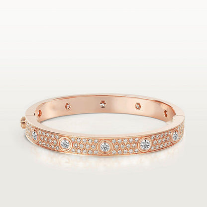 [Lumi Jewellery]LOVE BRACELET 6.1MM DIAMOND-PAVED 10 BIG DIAMONDS