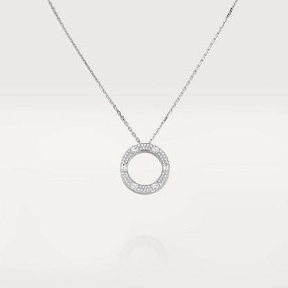 [Lumi Jewellery]LOVE NECKLACE ADJUSTABLE SILVER