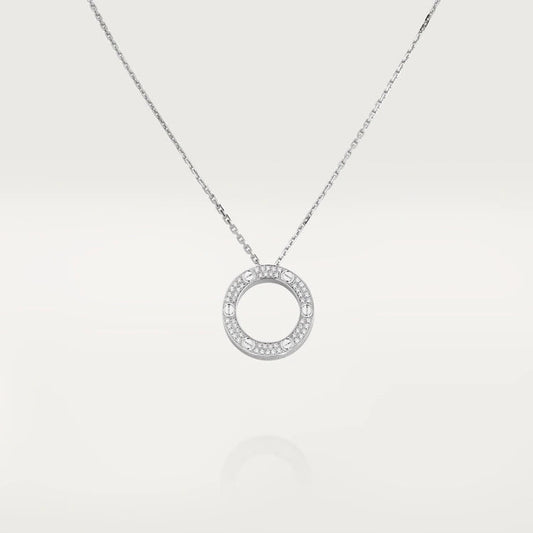 [Lumi Jewellery]LOVE NECKLACE ADJUSTABLE SILVER