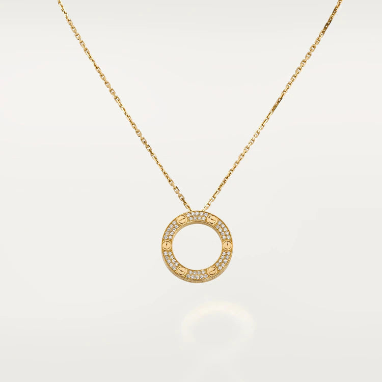 [Lumi Jewellery]LOVE NECKLACE ADJUSTABLE ROSE GOLD