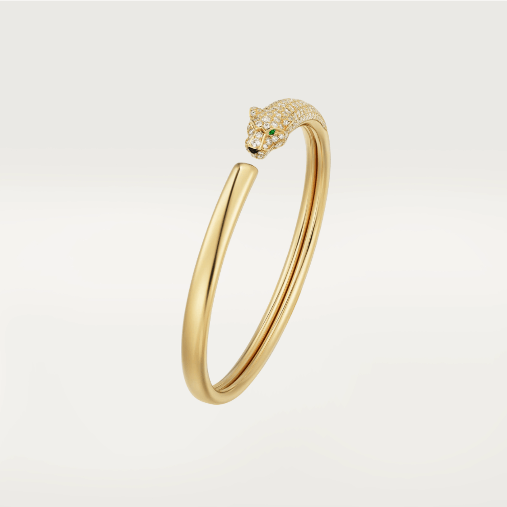 [Lumi Jewellery]PANTHERE GOLD DIAMOND OPEN BRACELET