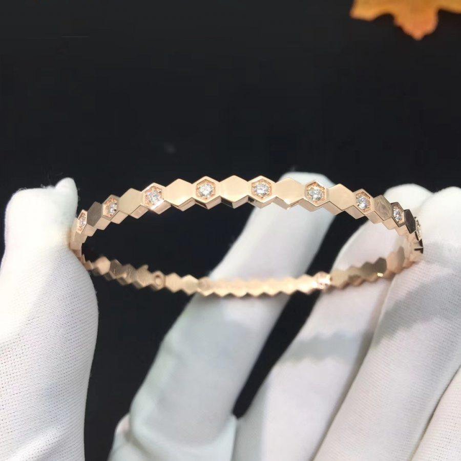 [Lumi Jewellery]BEE LOVE PINK GOLD DIAMOND BRACELET