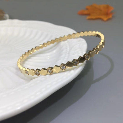 [Lumi Jewellery]BEE LOVE GOLD DIAMOND BRACELET