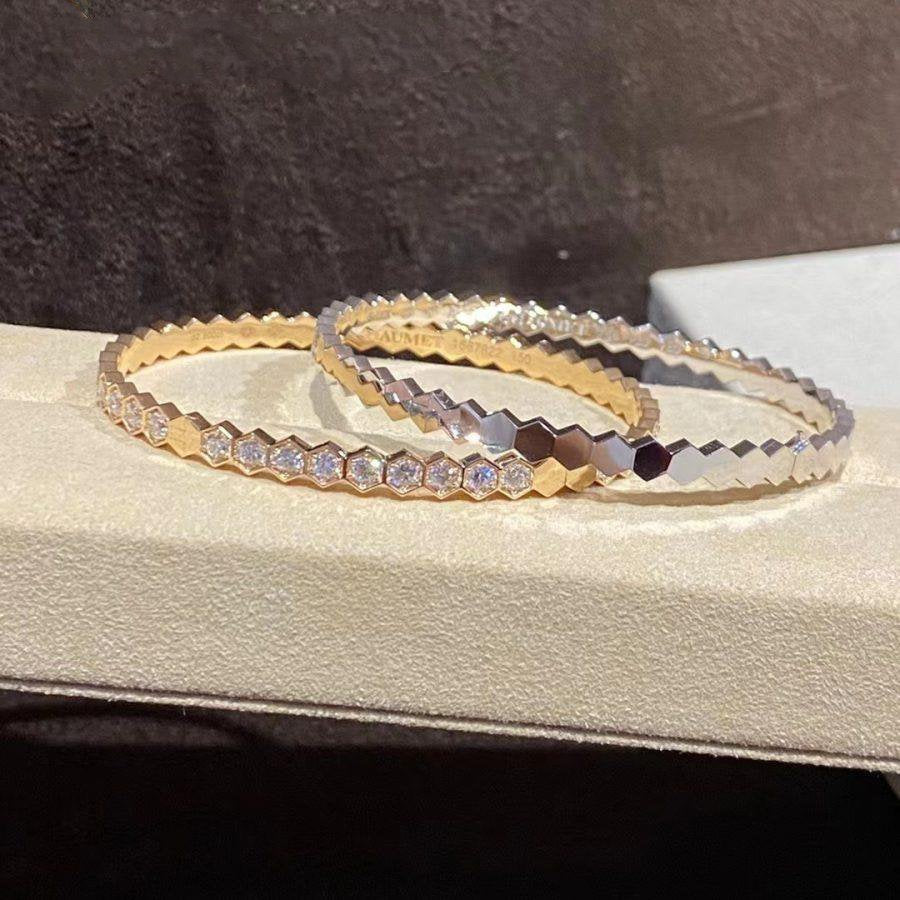 [Lumi Jewellery]BEE LOVE GOLD BRACELET FULL DIAMOND