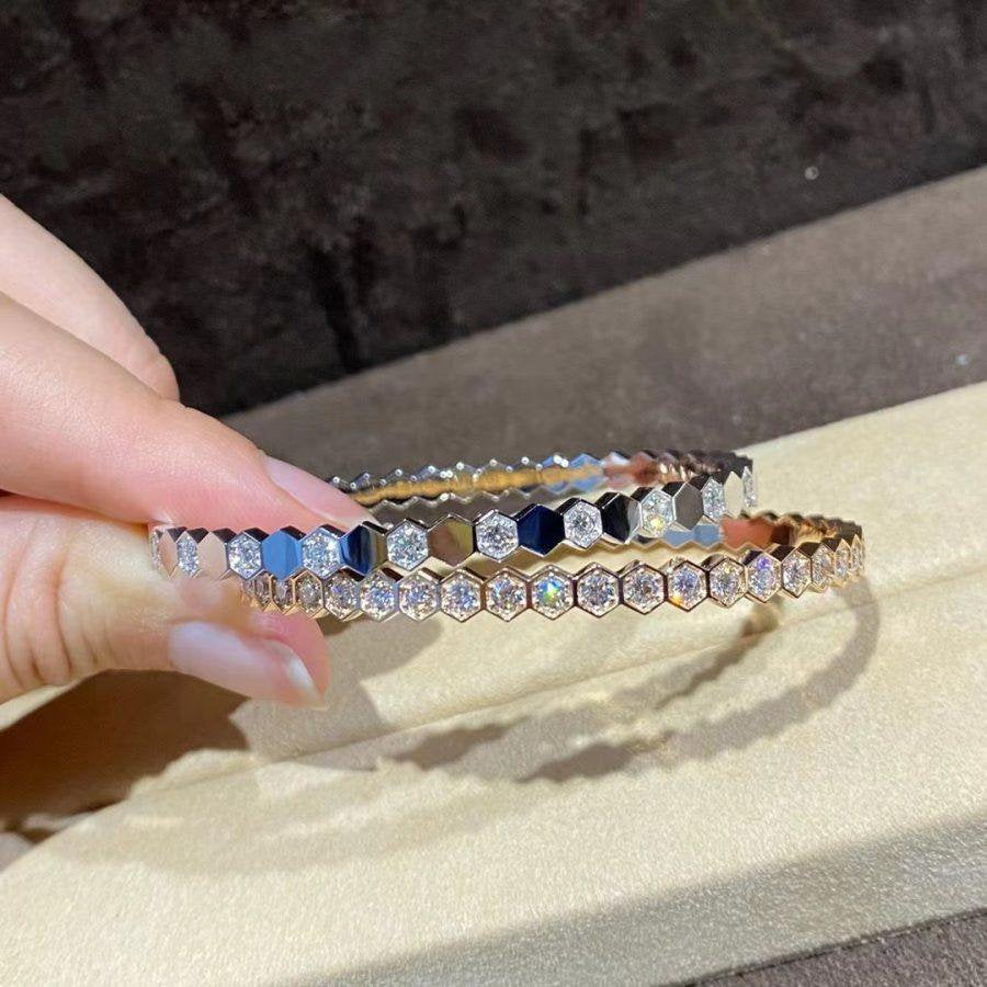 [Lumi Jewellery]BEE LOVE GOLD BRACELET FULL DIAMOND