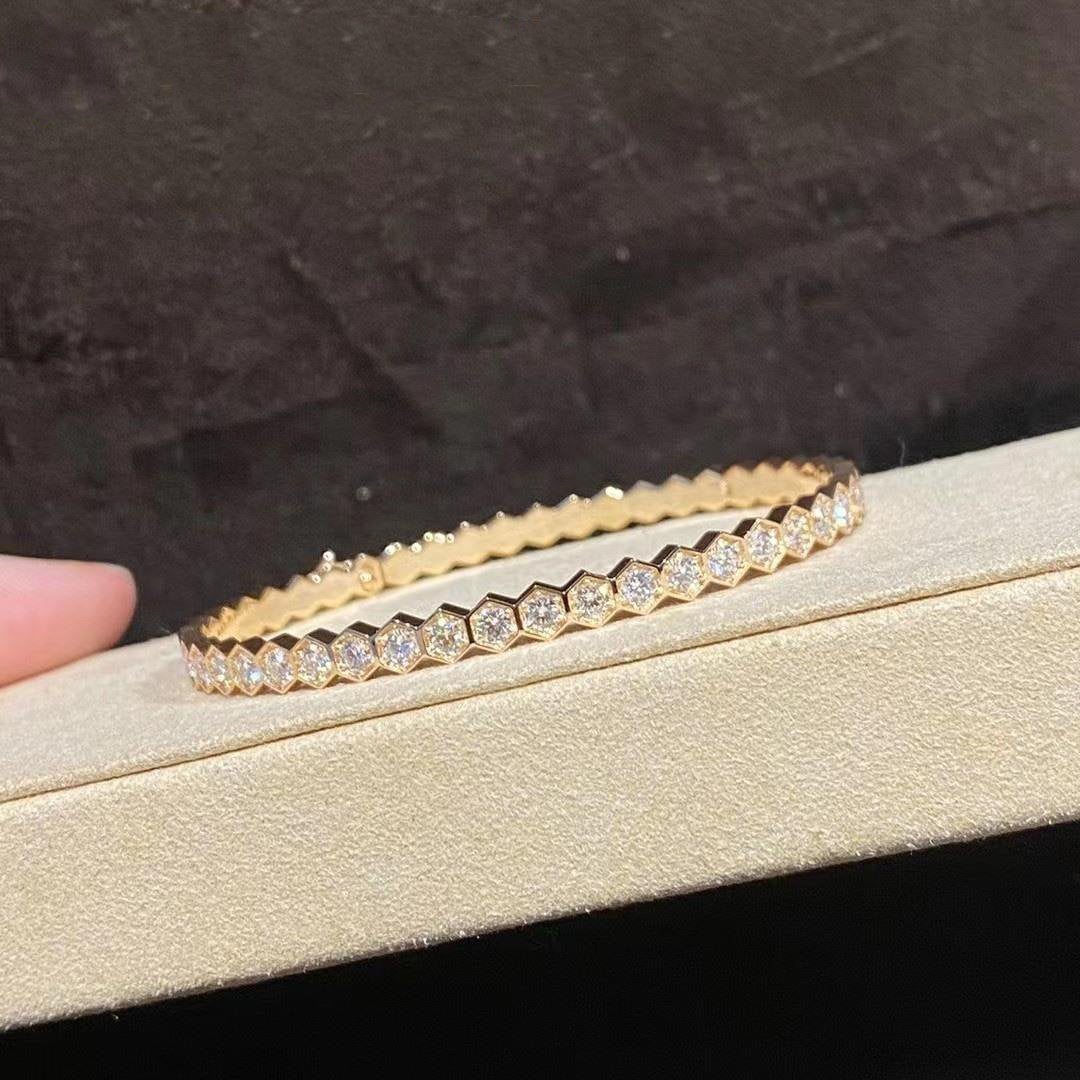 [Lumi Jewellery]BEE LOVE GOLD BRACELET FULL DIAMOND