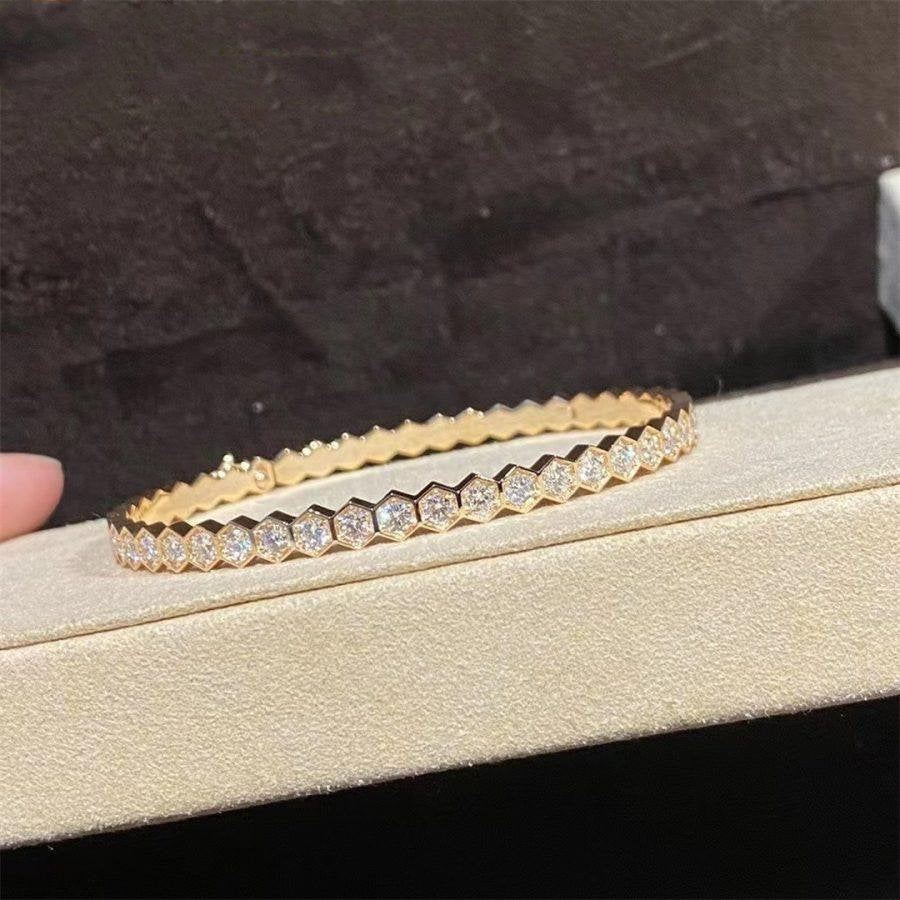 [Lumi Jewellery]BEE LOVE GOLD BRACELET FULL DIAMOND